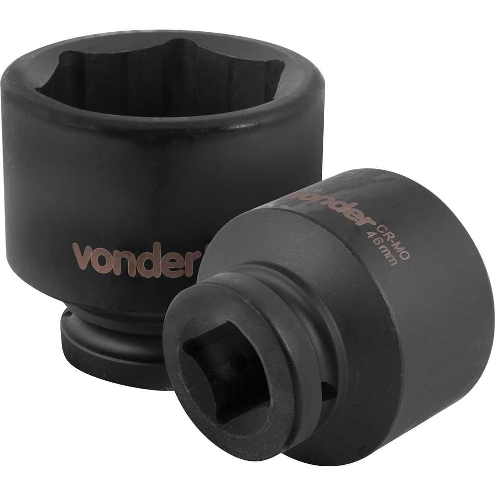 Soquete Sextavado De Impacto 3/4 x 46mm Vonder em Oferta na Shopee