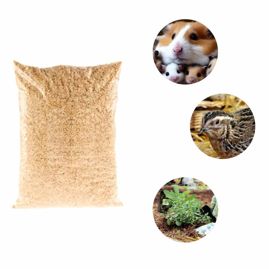 Serragem de madeira Pinus seca 100% natural, Roedores Hamister Decoração Jardim em Oferta na Shopee