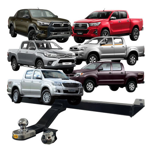 Engate Reboque Hilux Pickup 2005 2006 2007 2008 2009 2010 2011 2012 2013 2014 2015 2016 2017 2018 2019 2020 2021 A 2023