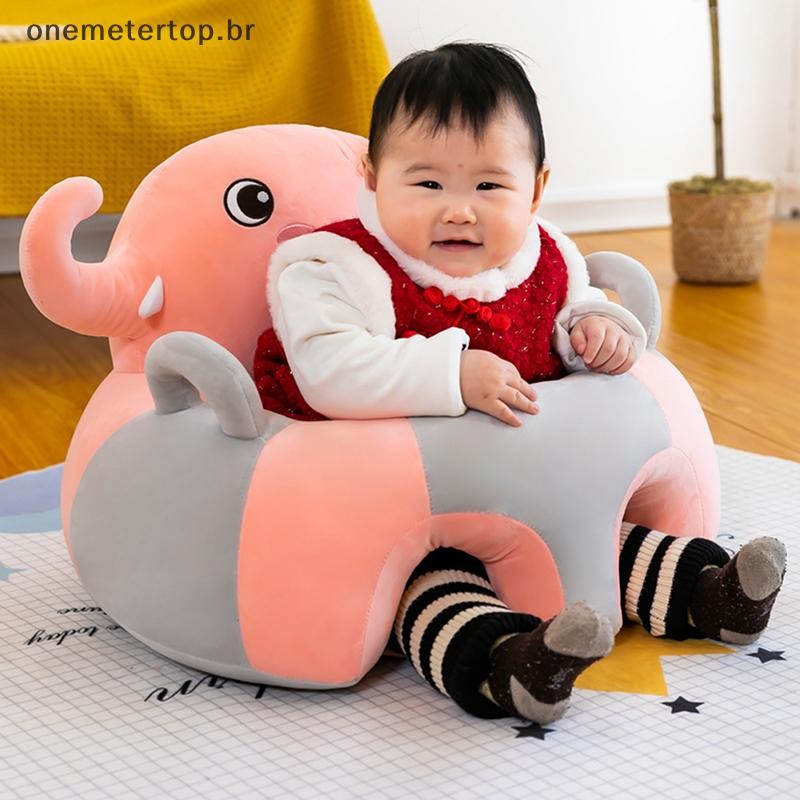 onemetertop 1 Peça Assento De Apoio Para Bebê Sentar-Se Almofada De Cadeira Macia Sofá De Pelúcia Animal BR