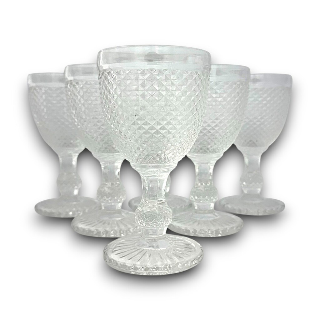 Jogo 6 Taças de Água Transparente Bico de Jaca Vidro 300ml em Oferta na Shopee