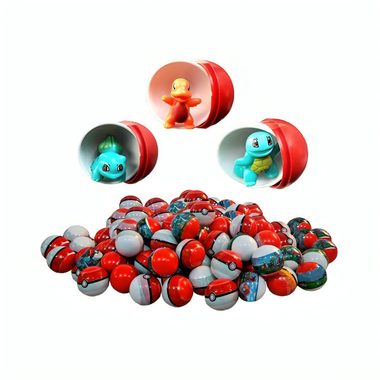 Kit 15 Pokebolas Lacradas Encapsulados Com Mini Pokémons Incluso Sortidos Surpresa Miniatura Pokémon