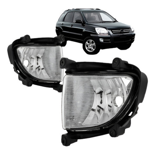 Par Farol De Milha Auxiliar Sportage 2006 2007 2008 2009