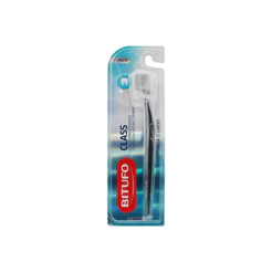 Escova Dental Bitufo Class Macia Com 1 Protetor De Cerdas Cores Sortidas