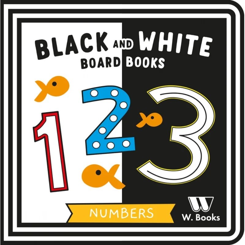Livro Cartonado Numbers - em inglês - W. Books