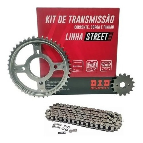 Kit Transmissão Relação Titan Fan Start 160 Did Com Retentor em Oferta na Shopee