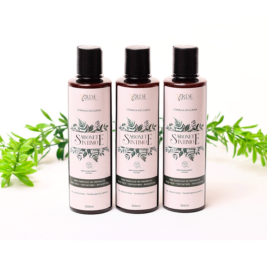 Sabonete Íntimo 300ml Melaleuca Barbatimão E Aloe Vera Combate Candidíase De Repetição E Vaginose
