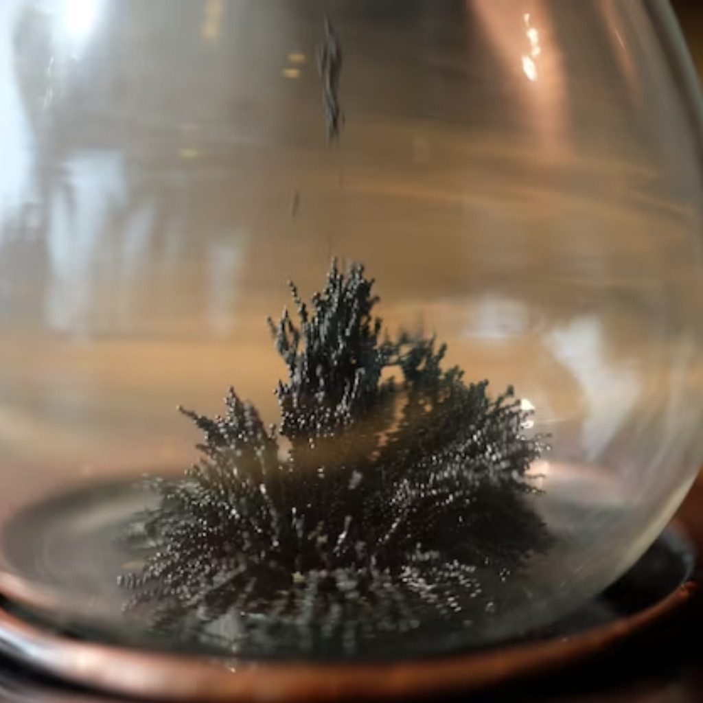 Ampulheta Magnética de Vidro Decoração Escritório — imagem 2 de 2