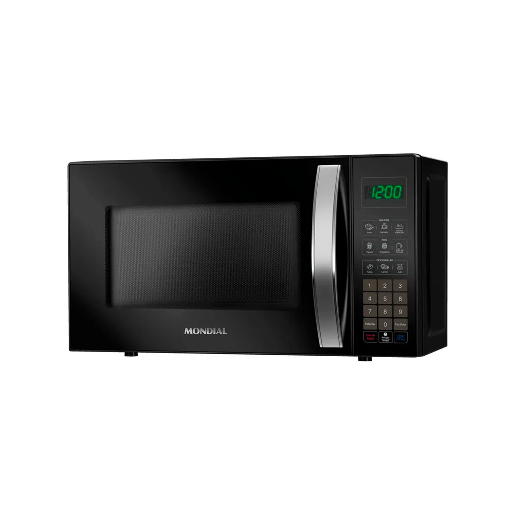 Micro-ondas Mondial 21l Mo-01-21-b - Preto 220v em Oferta na Shopee