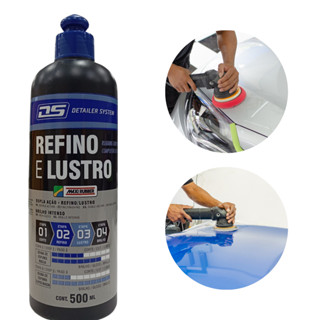 Refino Lustro Maxirubber 500ml | 2 em 1 Corrige Imperfeições e Dá Brilho na Pintura Automotiva em Oferta na Shopee