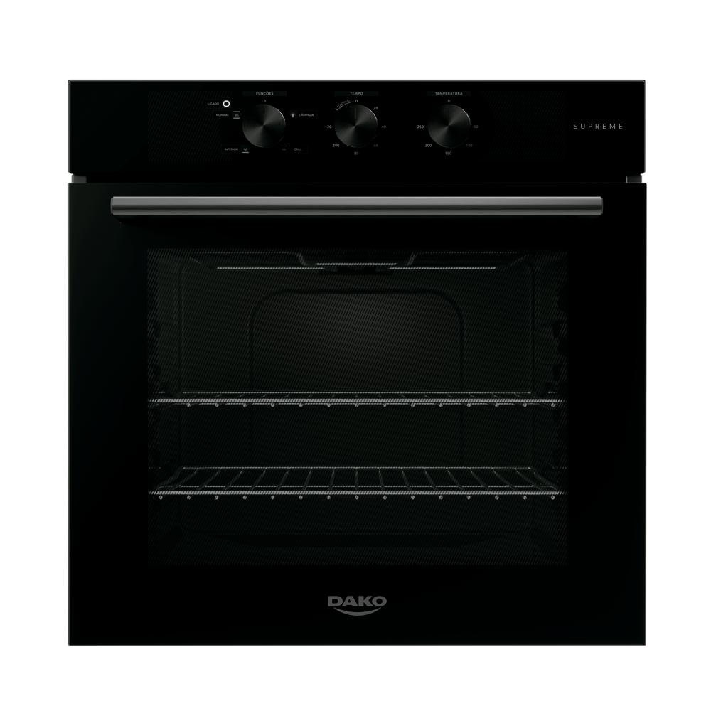 Imagem Forno de Embutir Elétrico Dako Supreme 80 Litros Analógico Preto 220V