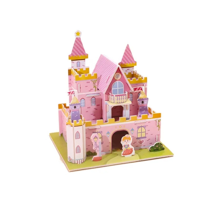 Miniaturas De Montar 3d Quebra Cabeça Infantil Casinhas Diy em Oferta na Shopee