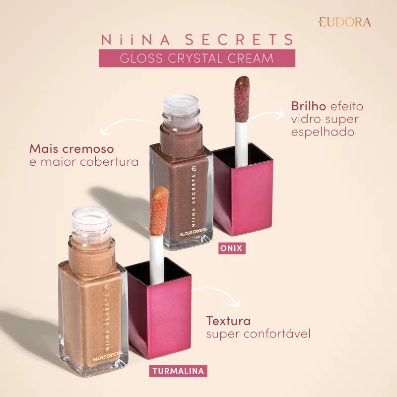Gloss Crystal Cream Turmalina Niina Secrets
