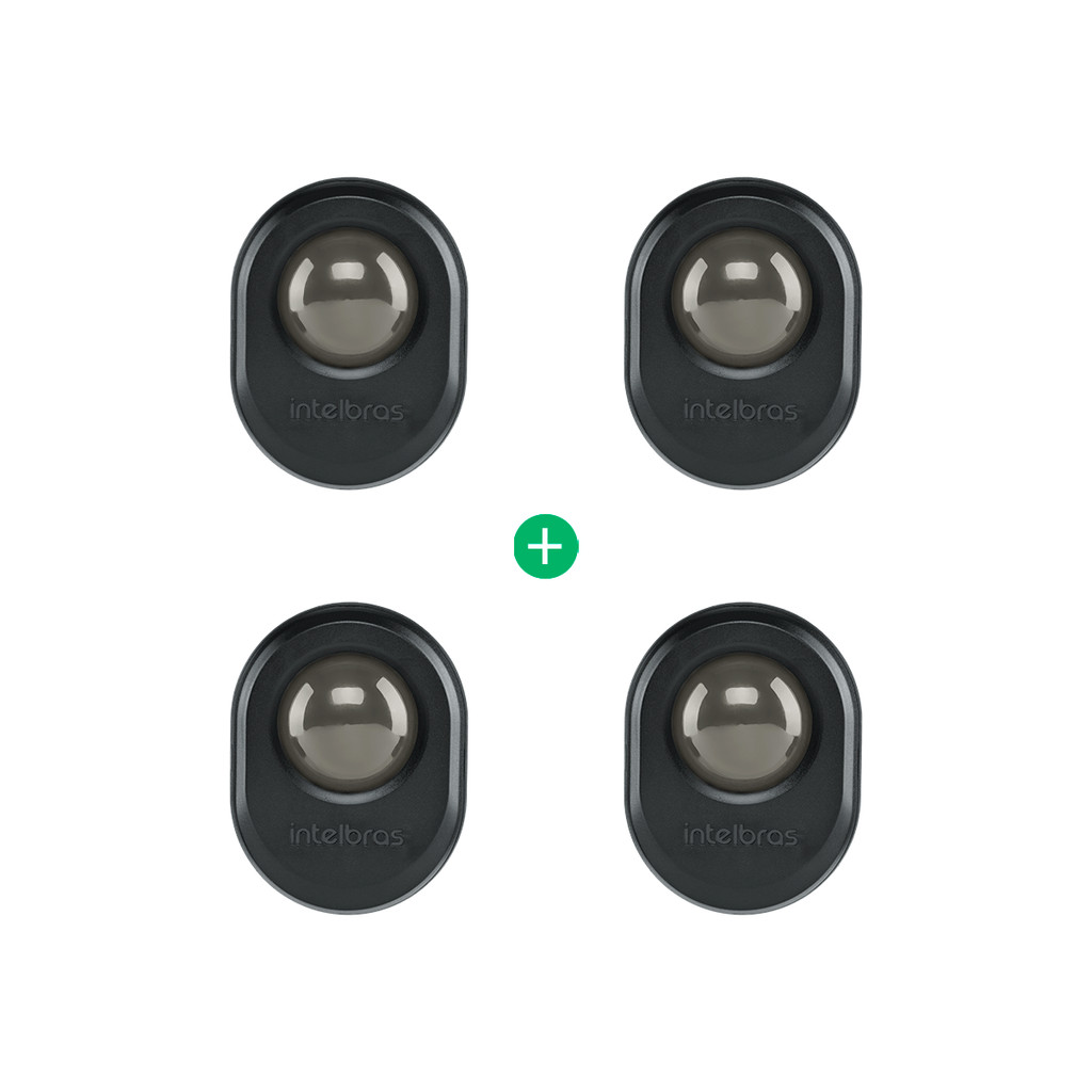 Kit Interruptor Sensor de Presença ESPI 360 A Preto - 4 unidades em Oferta na Shopee