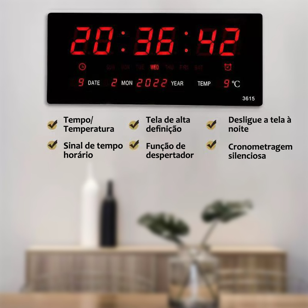 Relógios Grande de Parede: Onde Comprar | BuscaProdutos