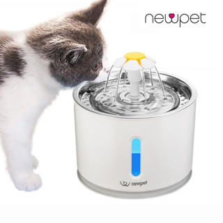 (múltipla escolha) 2.4L Fonte De Água Do Gato Tigela De Água Com Filtro Automático De Circulação De Movimento Fonte em Oferta na Shopee