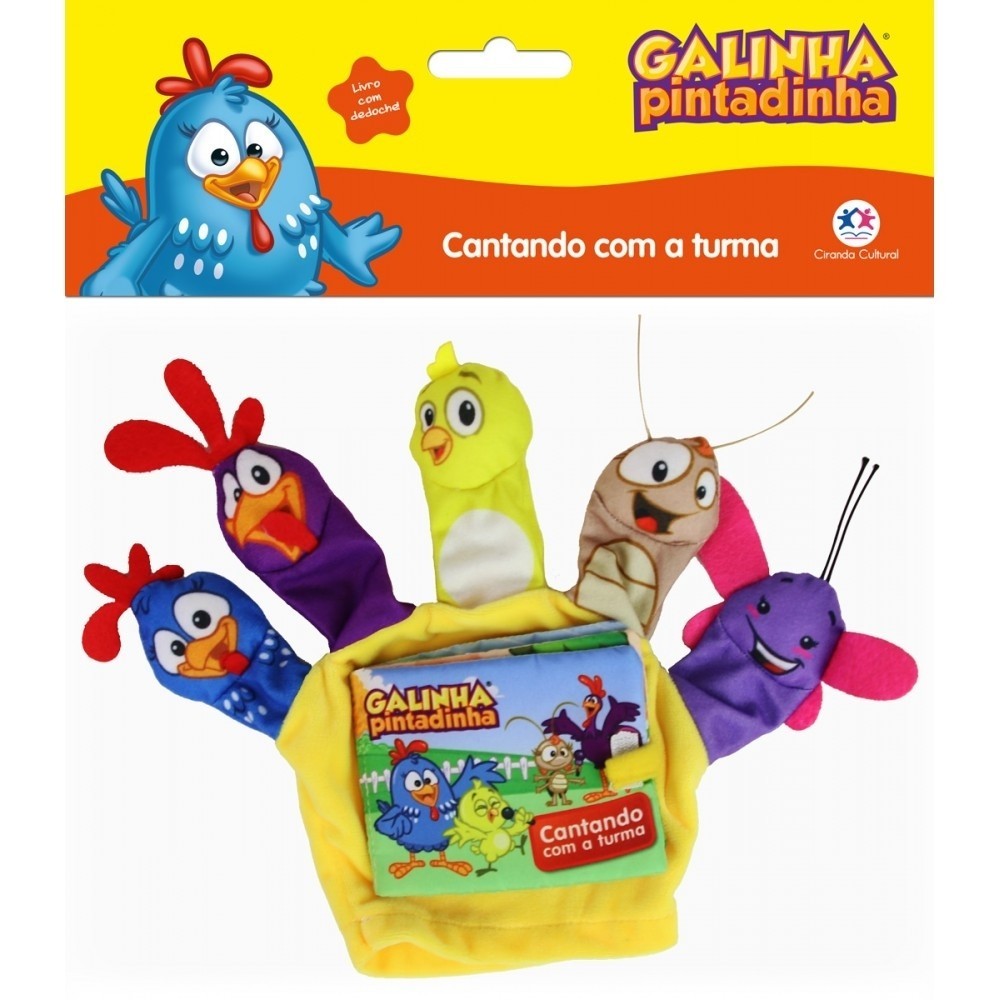 Livro Dedoche Galinha Pintadinha - Cantando com a turma em Oferta na Shopee