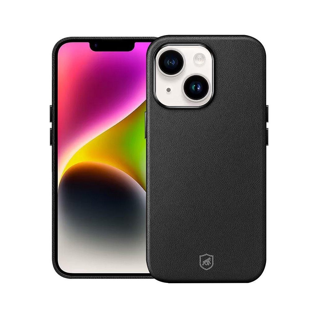 Capa Case Capinha para iPhone 14 Couro Dual Magsafe Proteção e Elegância - Preta - Gshield