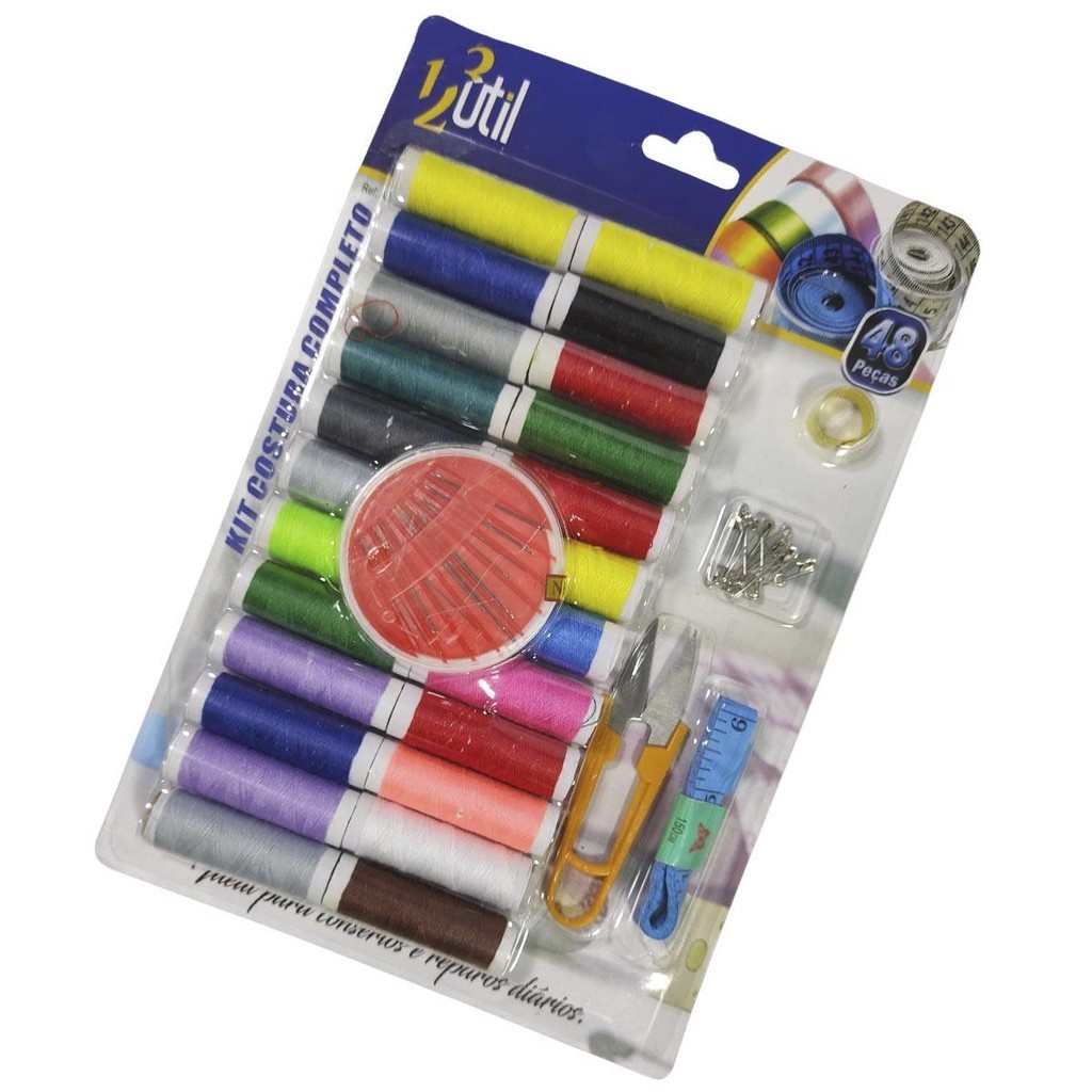 Kit de Costura Completo com 48 Peças AR25 em Oferta na Shopee