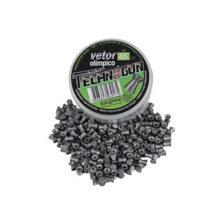 Chumbinho Vetor - Calibre 4,5 Mm - Com 250 Unid - Technogun em Oferta na Shopee