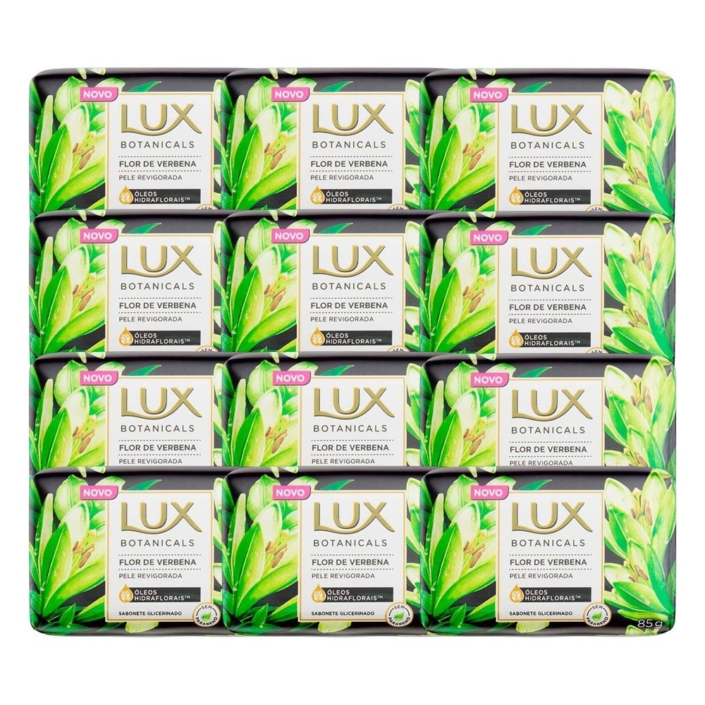Kit 12 und Sabonete Lux Botanicals Flor De Verbena 85g - Beauty