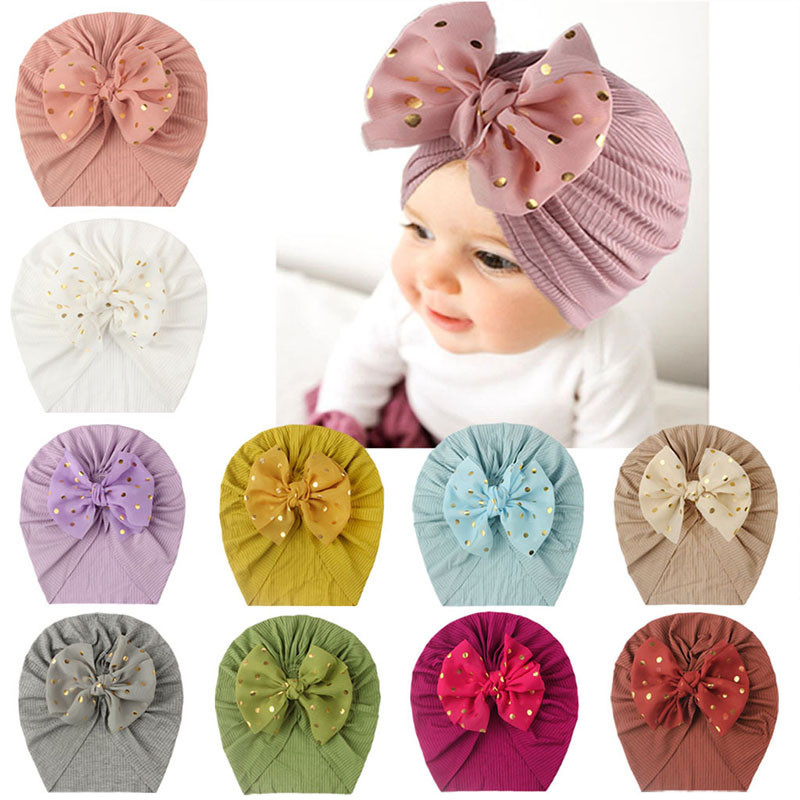 Headwrap Infantil De Algodão Macio Com Laço Grande Para Sessão De Fotos E Uso Diário