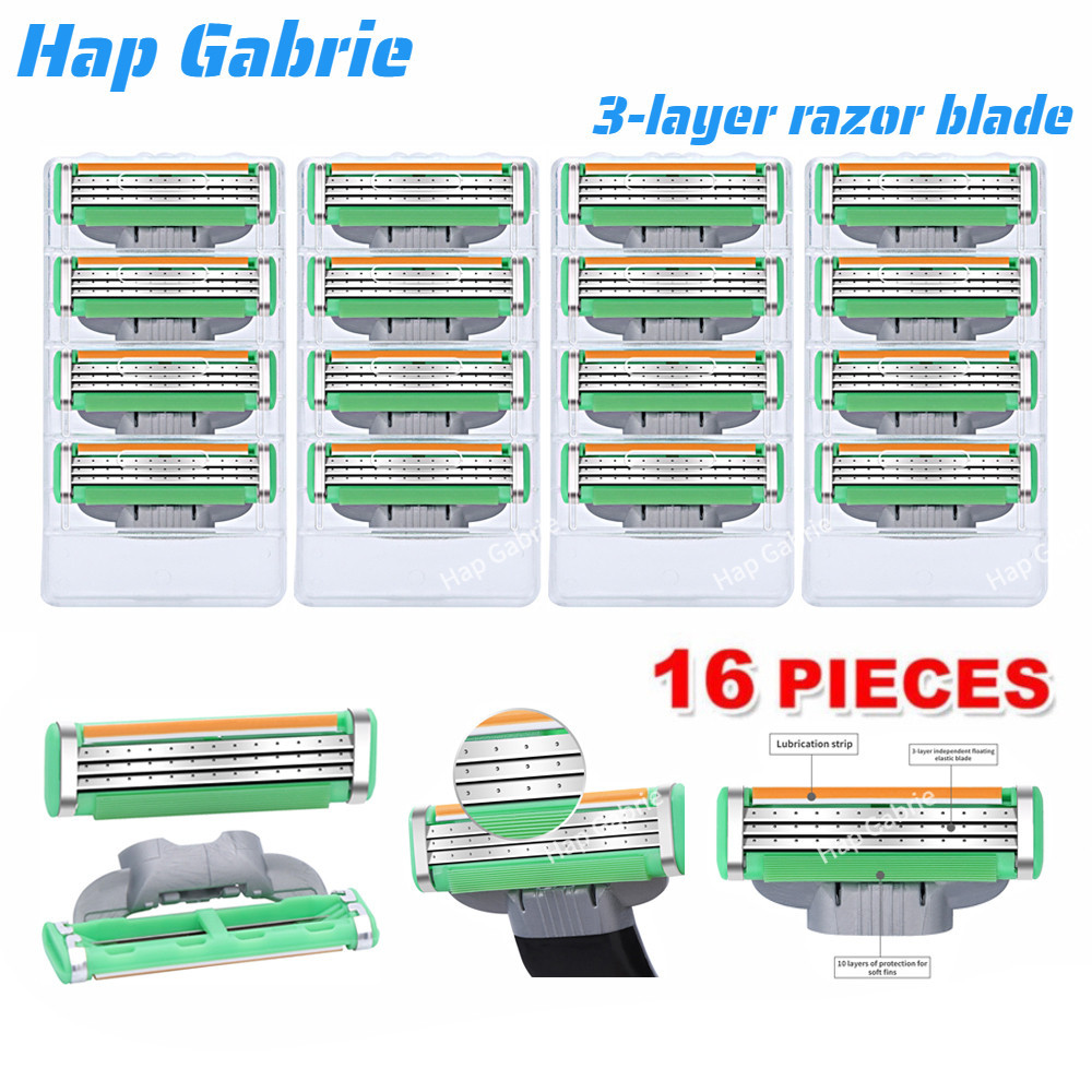 Barbeador Manual/Lâmina De Barbear De 3 Camadas/Para Mach 3