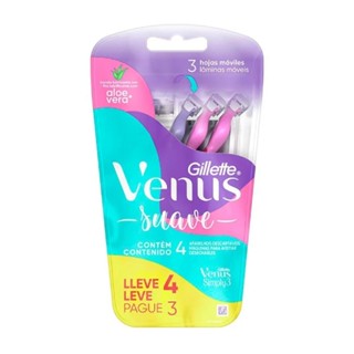 Aparelho de Depilacao Gillette Venus Simply 3 Leve 4 Pague 3 em Oferta na Shopee