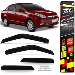 Calha Chuva Defletor TG Poli Fiat Grand Siena 2012 a 2021 - 4 Portas