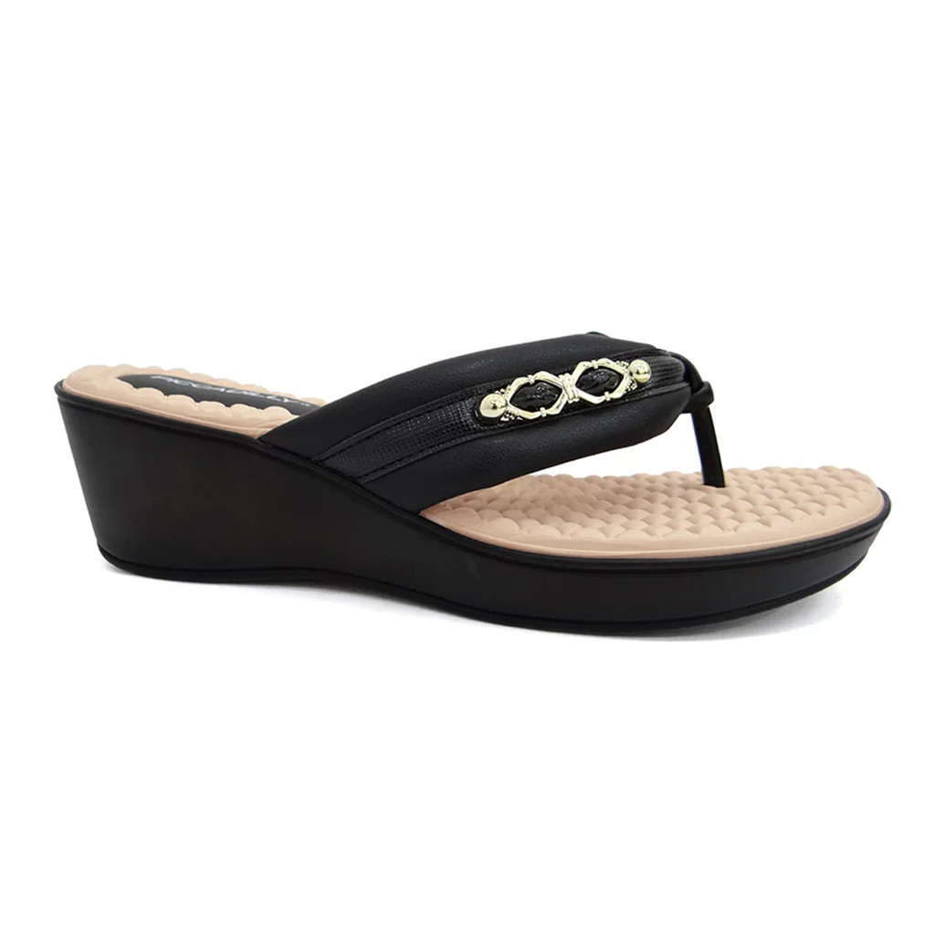 Tamanco Piccadilly Confortável Anabela Feminino 540345