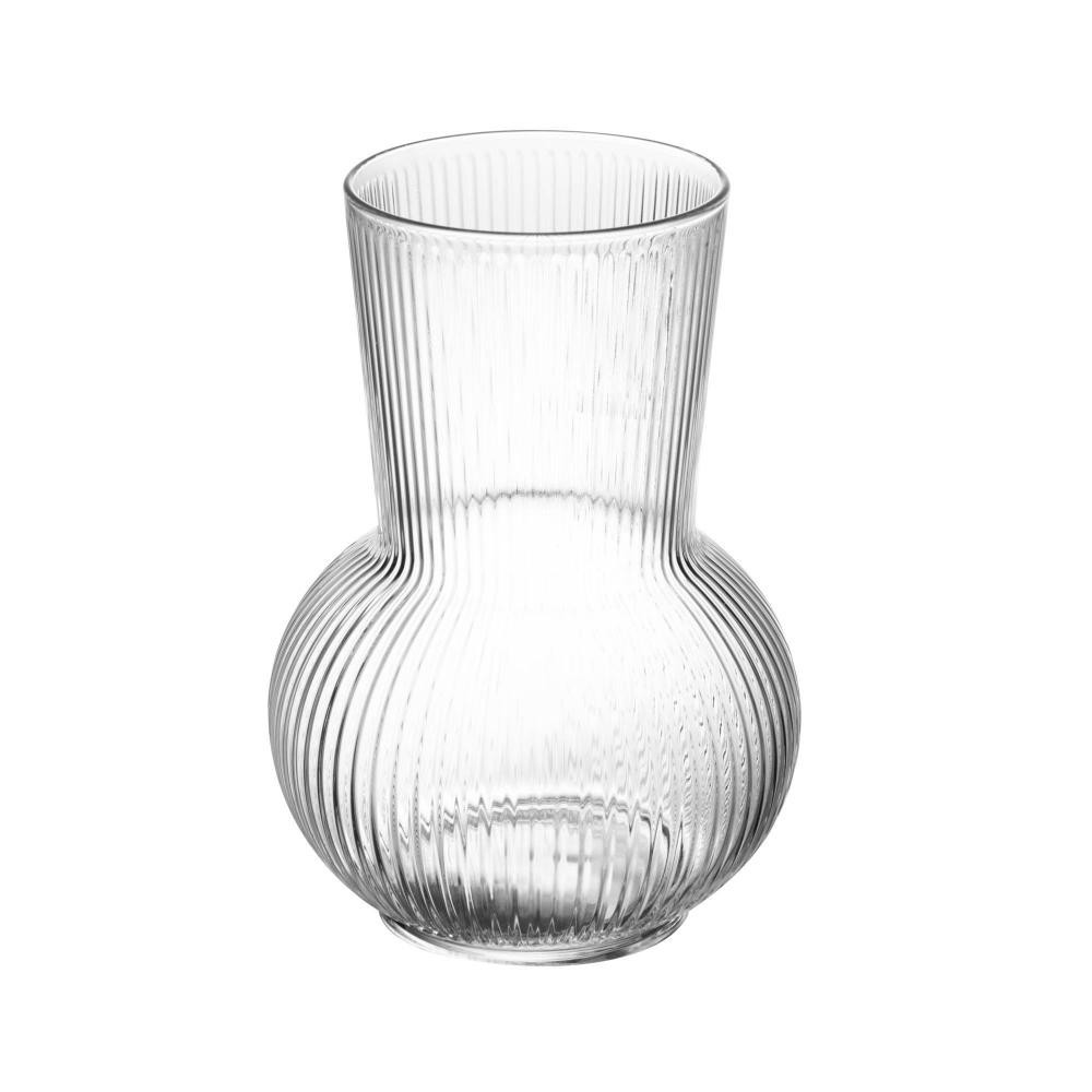 Vaso Wolff Lines de Vidro 8,2cm x 6,8cm x 17cm