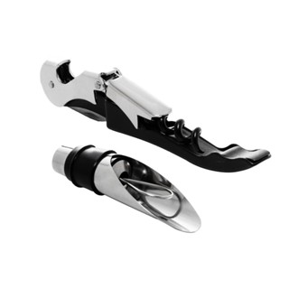 Saca-Rolhas 2 Estágios Wolff de Aço Inox e Bico Dosador em Oferta na Shopee