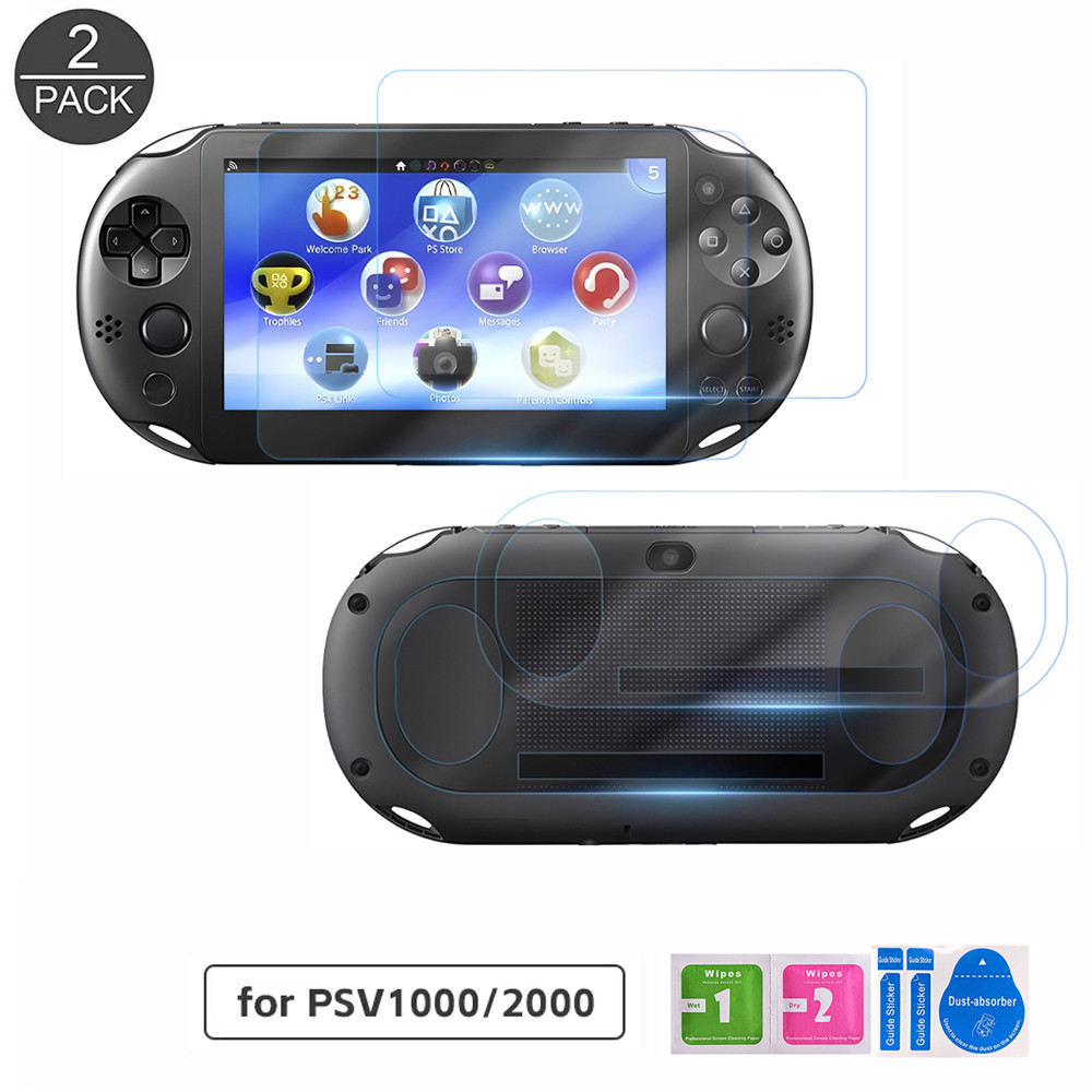 2 pcs Protetor De Tela Premium Para Sony PSV 1000 PS Vita Vidro Temperado Transparente Full HD Filme 2000