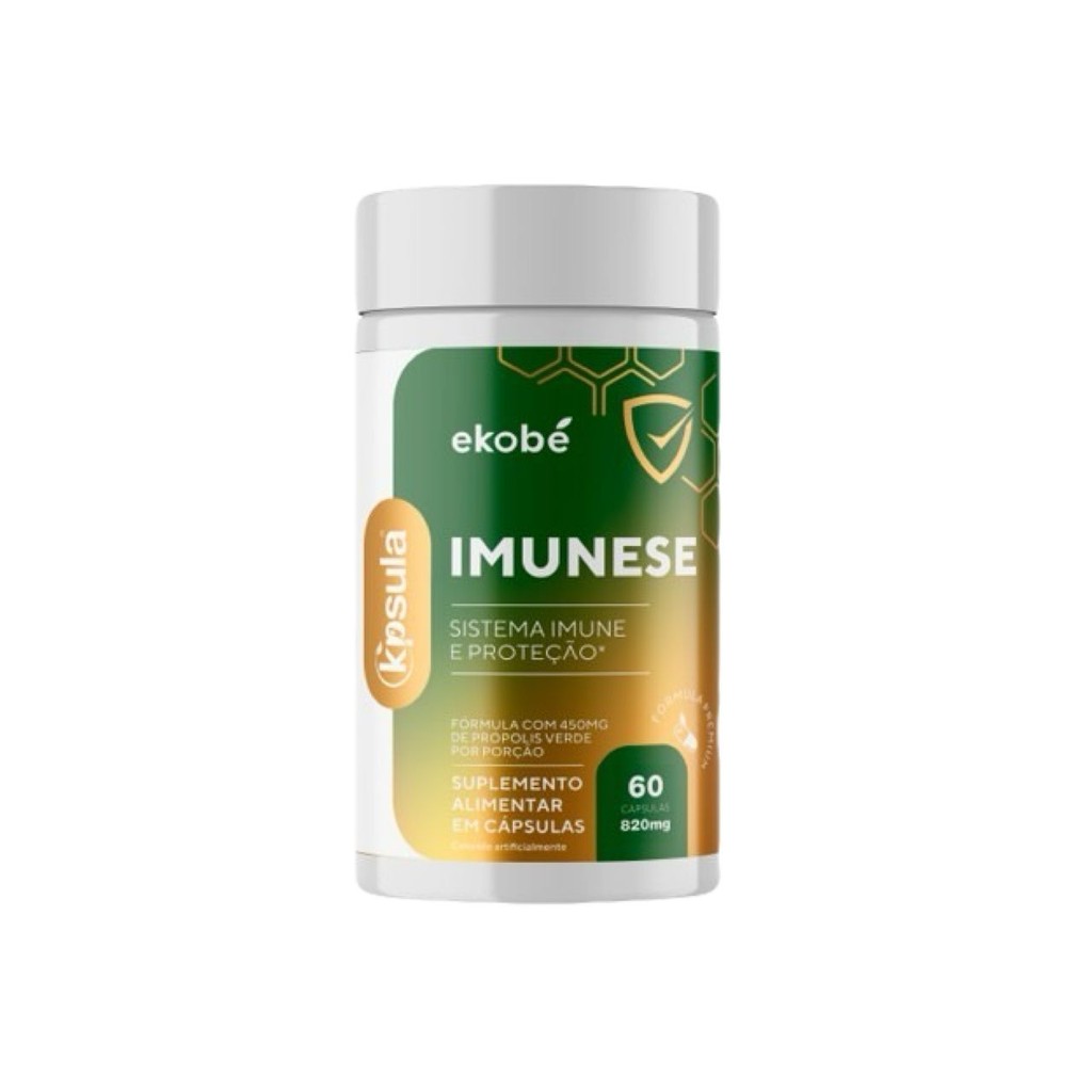 K'psula Imunese- Vit. C- Vit. D- Vit. E- Selênio e Zinco