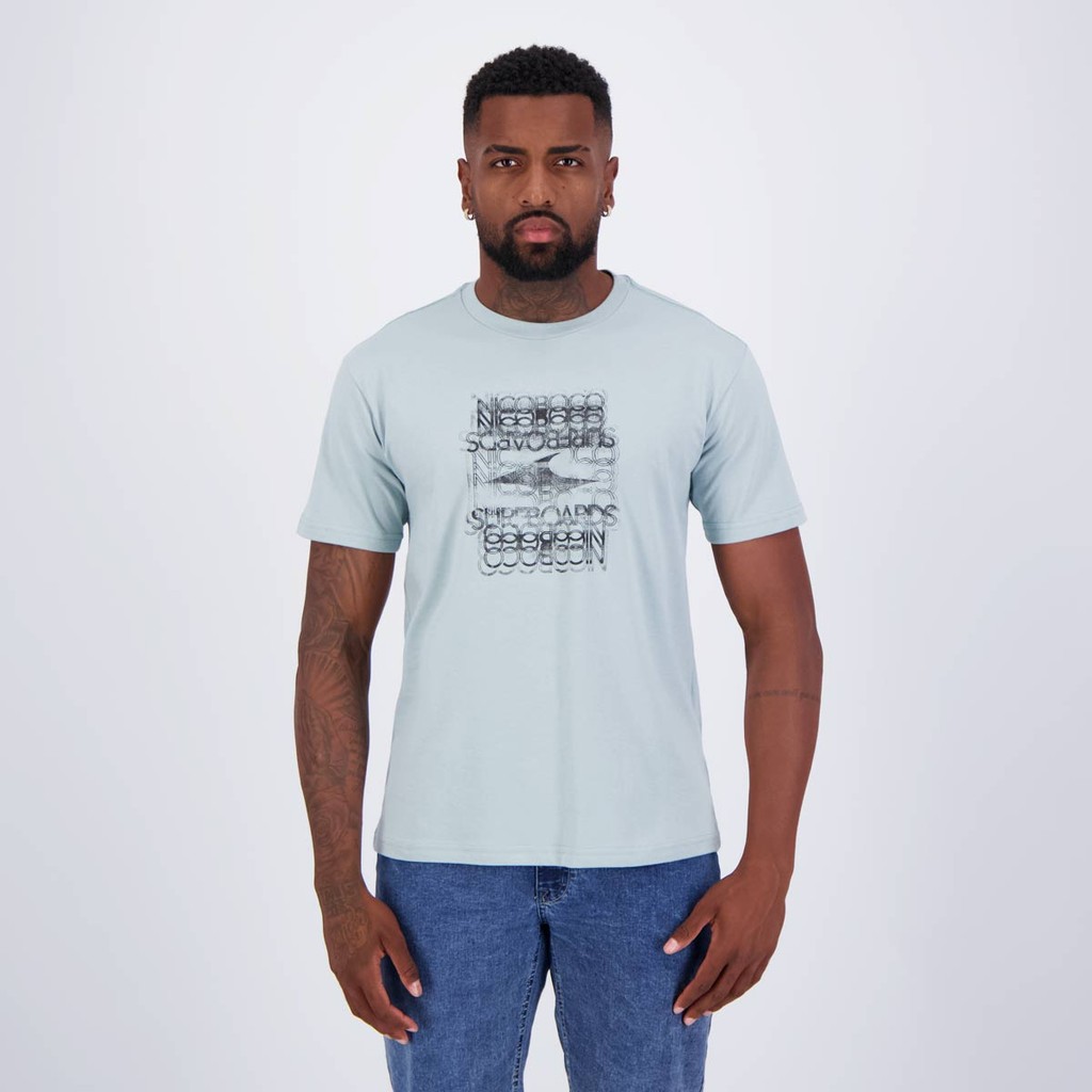 Camiseta Nicoboco Biro Cinza - Men Clothes