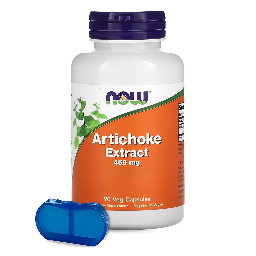Extrato de alcachofra 450mg Now Foods 90Cáp + Porta Cápsulas em Oferta na Shopee
