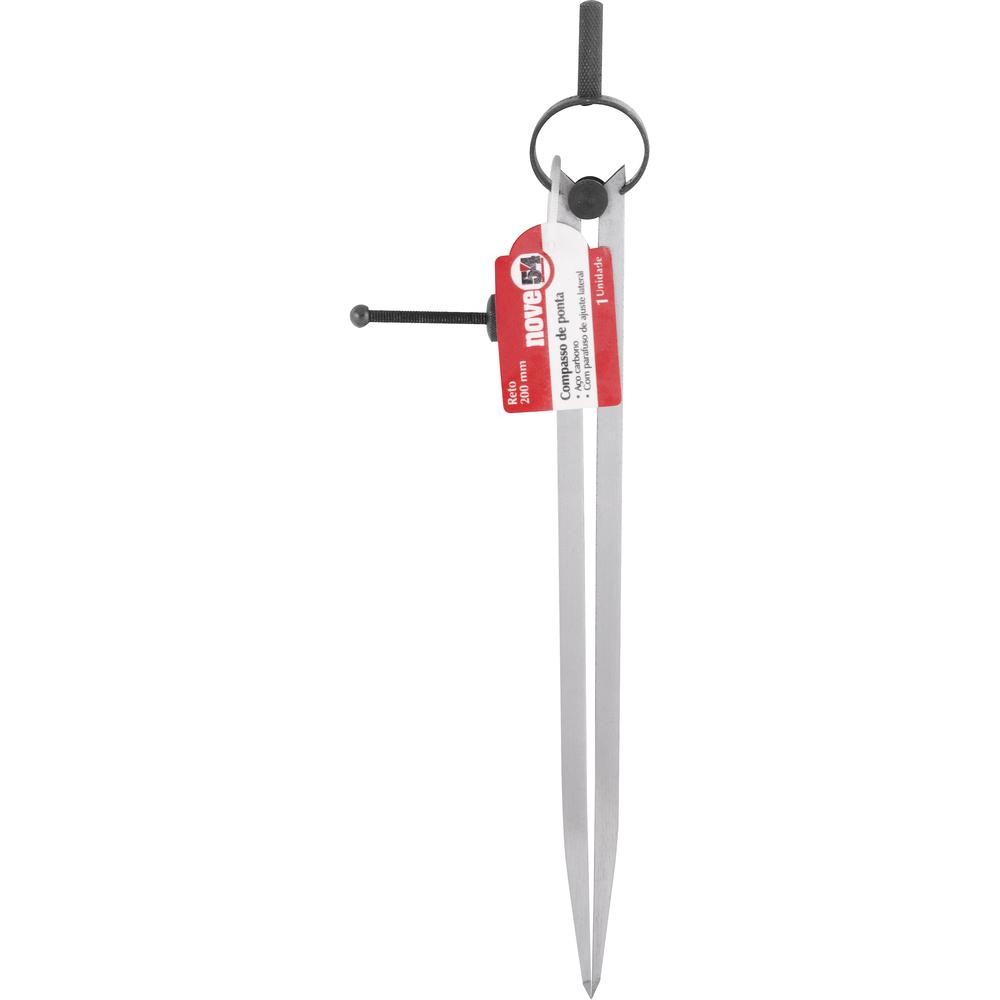 Compasso Reto 300mm com Parafuso de Ajuste Nove54 - Stationery