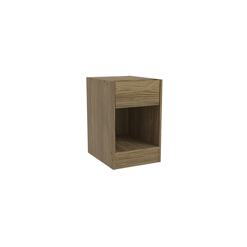 Mesa de Cabeceira 1 Gaveta Kappesberg Adapt Nogueira