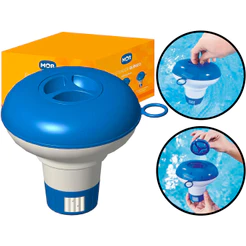 Flutuador Químico Boia Com Regulagem Tratamento De Água Para Piscinas Mor