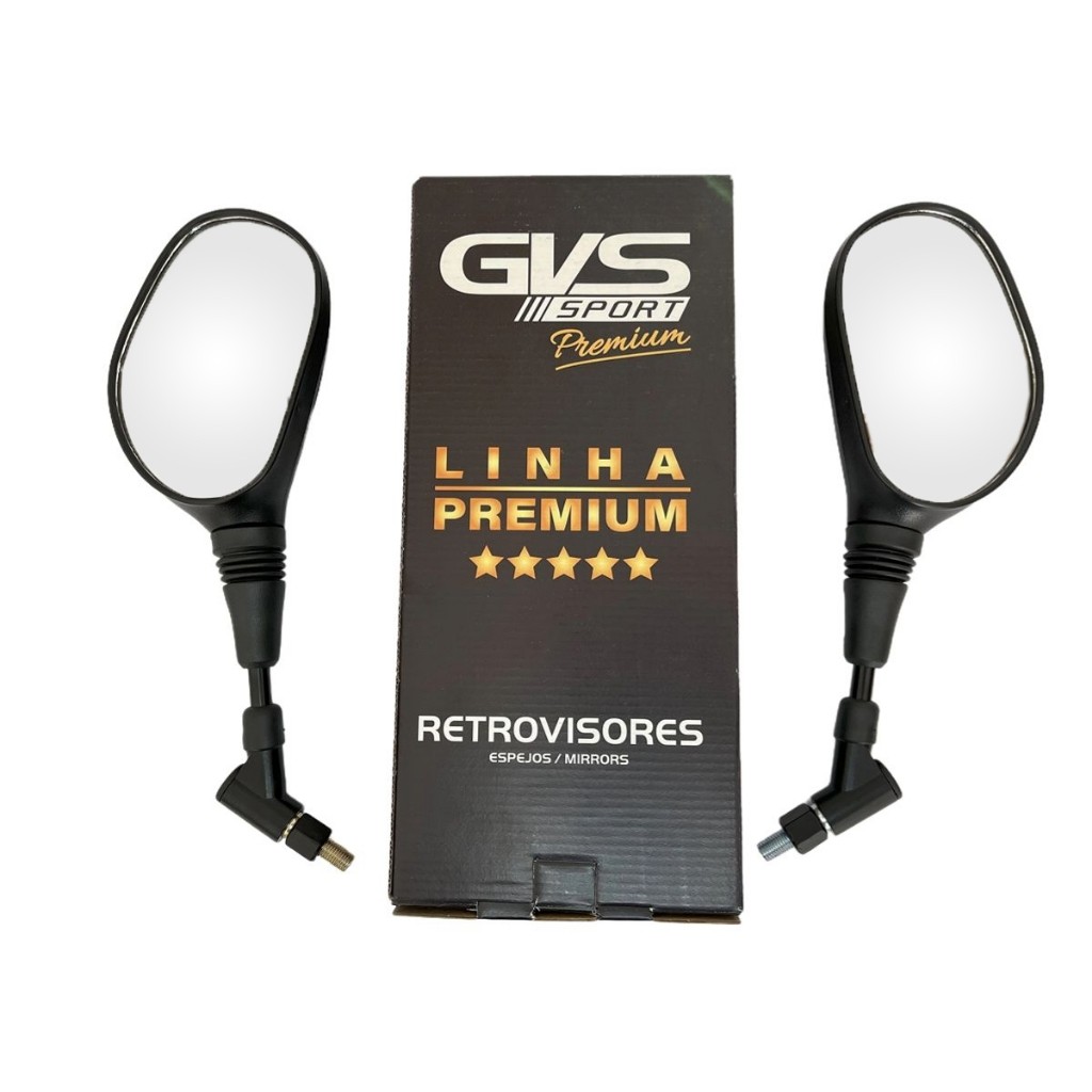Retrovisor Xt 660 Rosca Yamaha Giro 360 Gvs Original Premium Lente Convexa em Oferta na Shopee