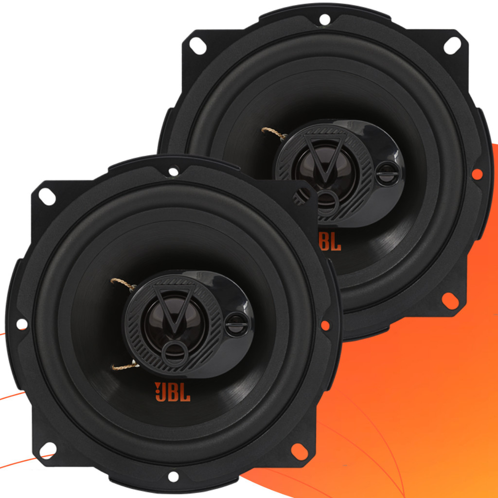 Par Alto Falantes Jbl 5TRFX55 5 Polegadas Triaxial 100w Rms Som Portas Automotivo Potente Original