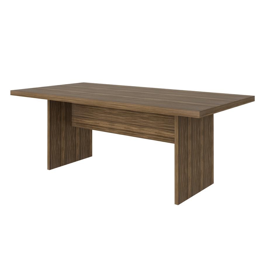 Mesa Escritório Reunião Grande 200x100cm Até 6 cadeiras Nogal