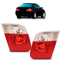 Lanterna Traseira Series 3 2002 2003 2004 2005 2006 Bicolor Porta-Malas Lente Lisa em Acrílico