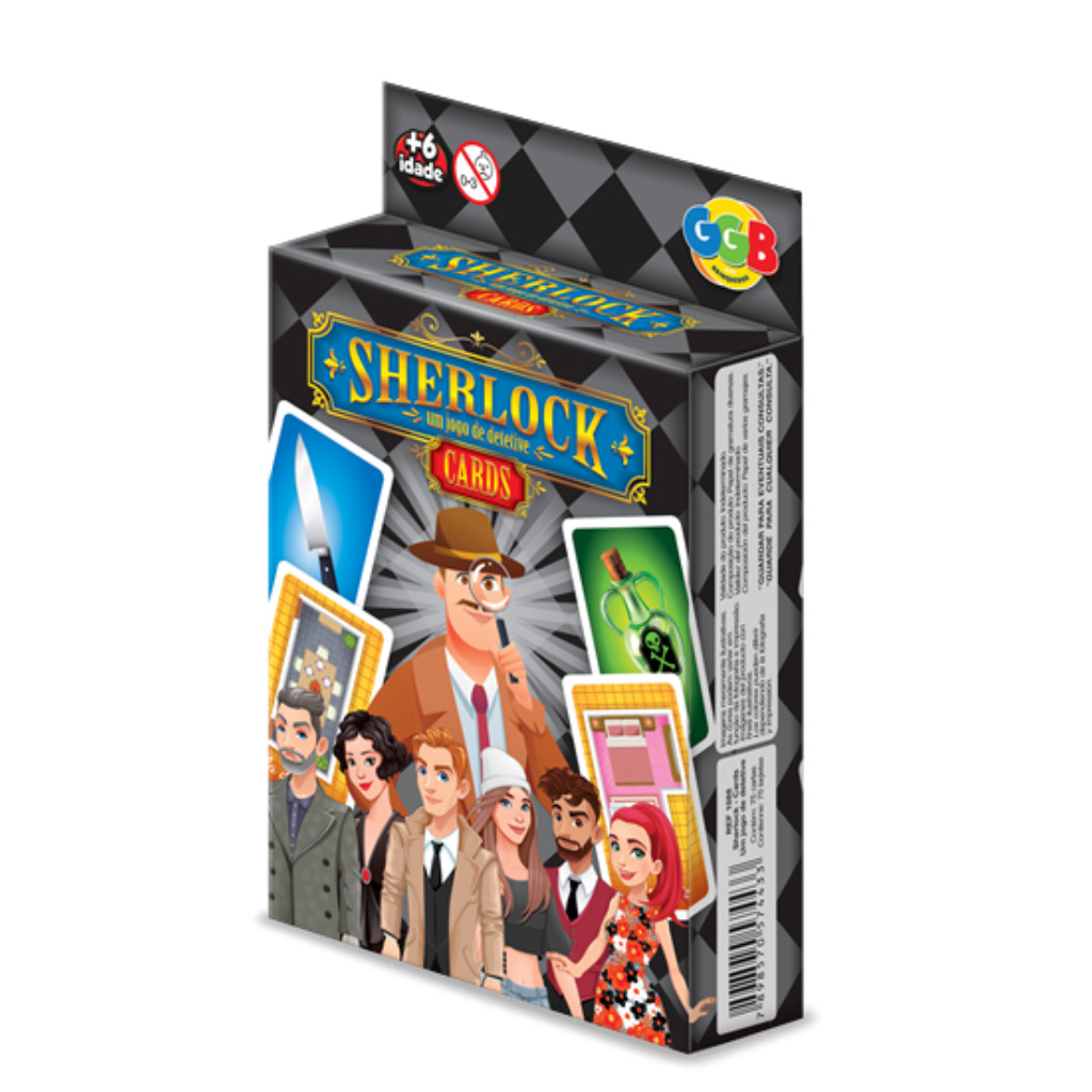 Sherlock Um Jogo Detetive Versão Cartas em Oferta na Shopee