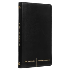 Bíblia Sagrada Slim | NVI | Capa Luxo Preta