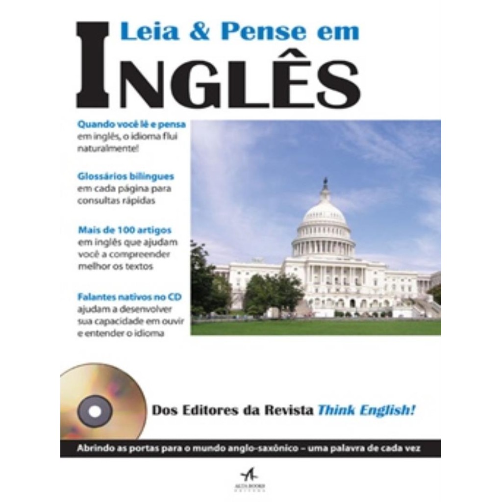 Livro - Leia E Pense Em Ingles Com Cd