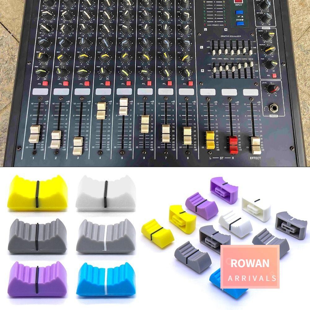 ROWANBA 10 Pcs Fader Knob Cap Touch Supplies Tampa Do Botão Interruptor Deslizante Sensível Slider Mixer Dimmer
