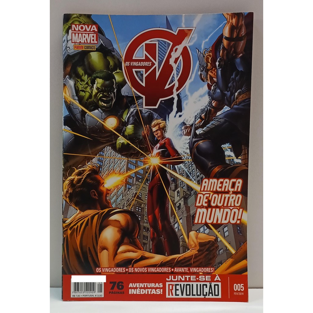 Hq Os Vingadores Nº 5 - Ameaça de Outro Mundo!