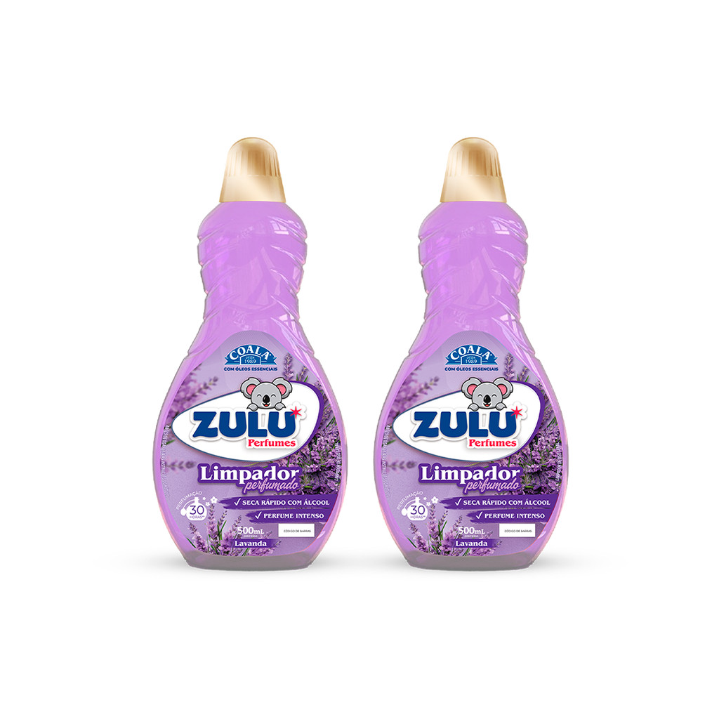 kit Limpador Zulu Perfumes Lavanda 500 ml em Oferta na Shopee