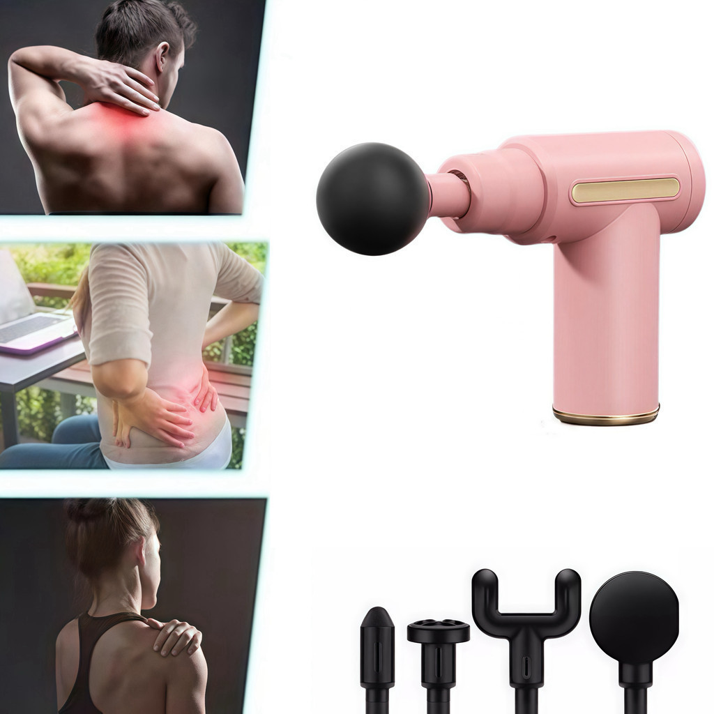 Pistola de massagem portátil para massageador muscular elétrico profissional